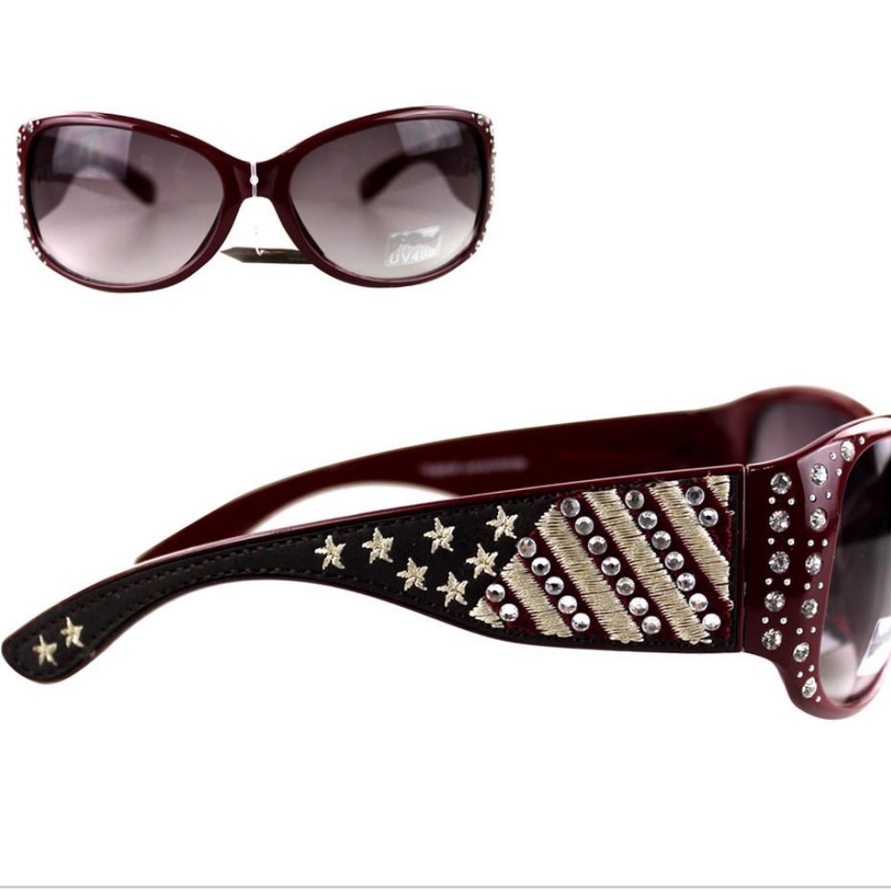 Montana West US Pride Collection Burgundy